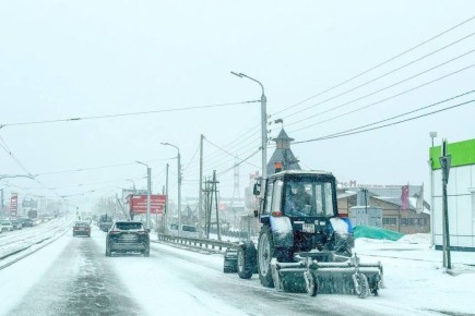 В Улан-Удэ коммунальные службы готовятся к грядущему снегопаду