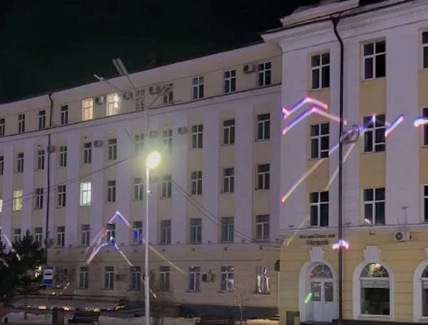 В центре Улан-Удэ к Новому году будут показывать лазерное шоу