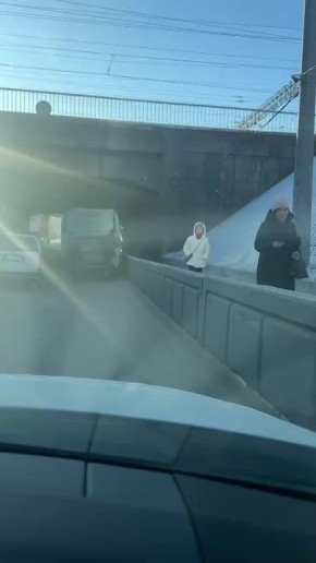 #атвпишут Авария под путепроводом на Элеваторе
