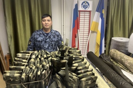 Осуждённые исправительной колонии строгого режима № 8 в Улан-Удэ изготовили амуницию для участников СВО