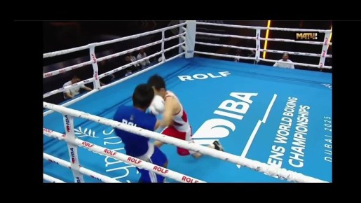 Бурятский боксер Баир Батлаев одержал победу нокаутом на Чемпионате мира