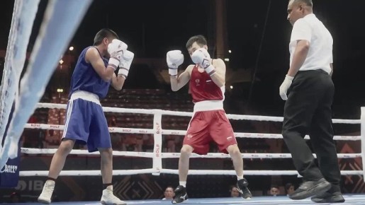 Успеть за 60 секунд...... История Баира Батлаева, которому понадобилось меньше минуты, чтобы одержать свою первую победу на чемпионате мира в ОАЭ Отдай свой голос боксу!