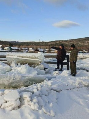 Наледь повредила мосты в Прибайкальском районе