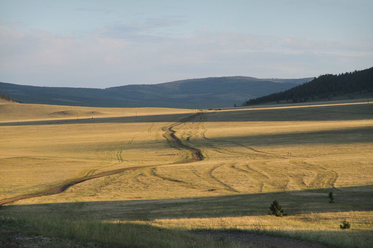 Бурятия из окна автомобиля Бурятия из окна автомобиля