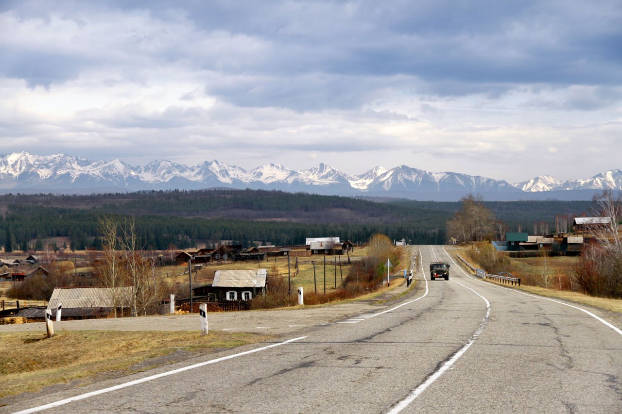 Бурятия из окна автомобиля