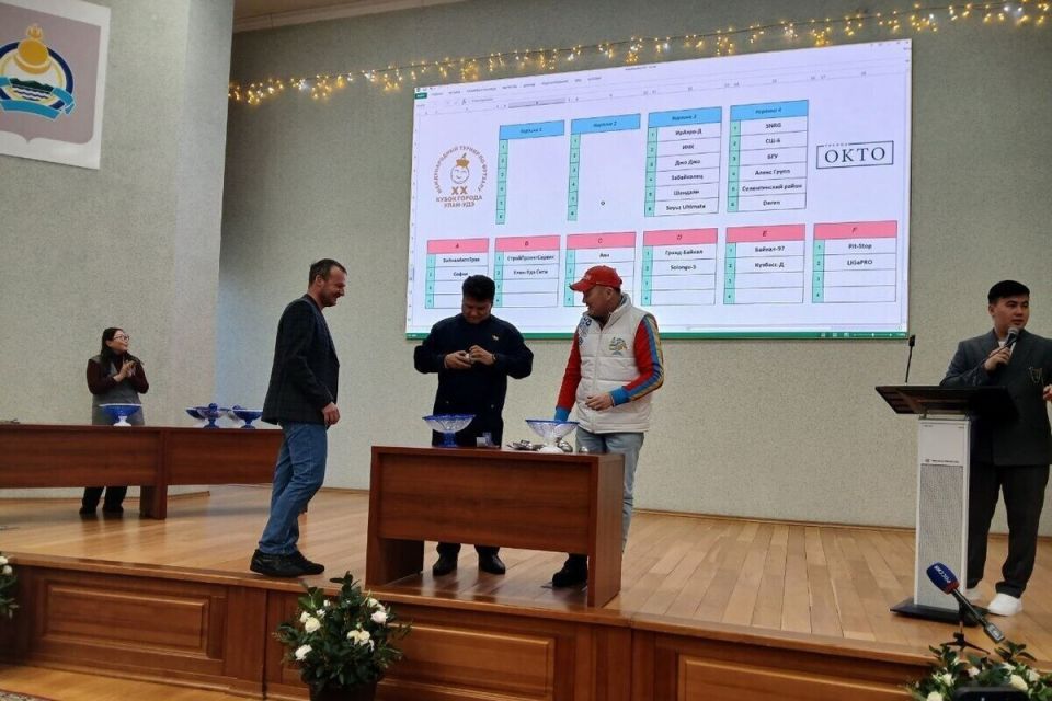 Кому повезло на жеребьёвке: в Улан-Удэ представили состав групп юбилейного футзального турнира