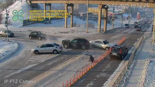 Жёсткое ДТП произошло в Улан-Удэ