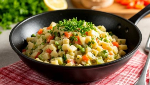 Традиционное оливье: обновленный взгляд от шеф-повара на любимый салат