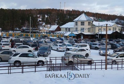 На Верхней Березовке аншлаг - наблюдается большое скопление машин