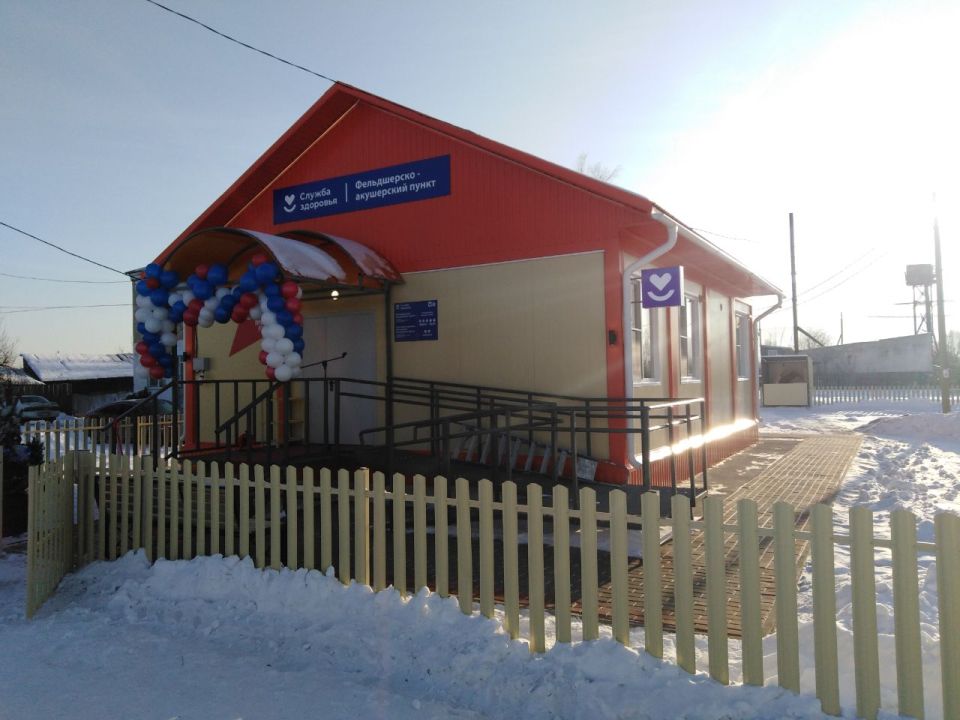 В селе Тресково в Бурятии появился модульный ФАП