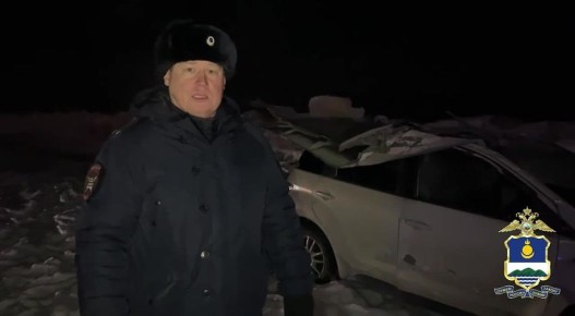 В Кабанском районе полиция устанавливает обстоятельства дорожно-транспортного происшествия с участием несовершеннолетних