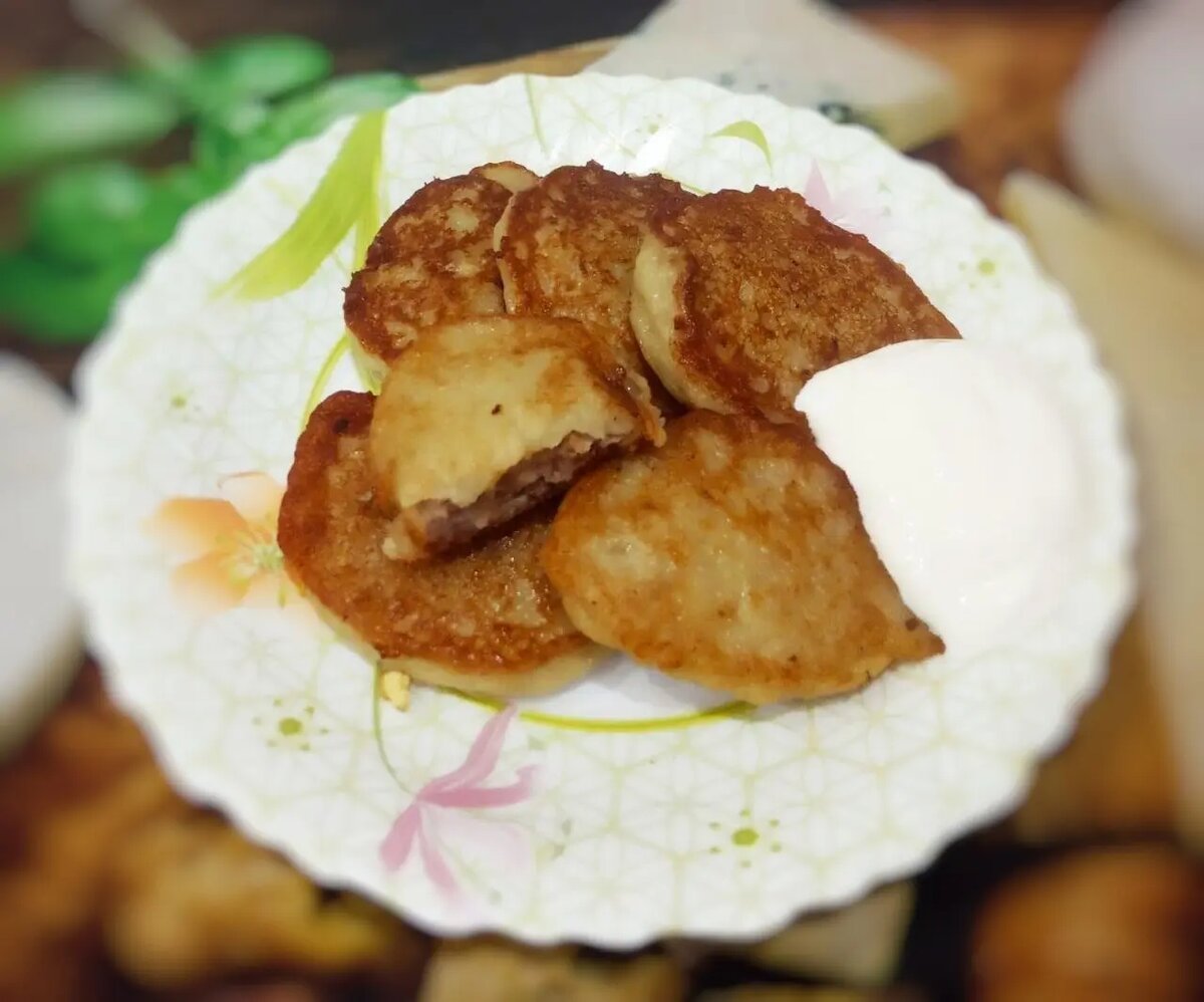 Утолите голод: драники со свиными кусочками