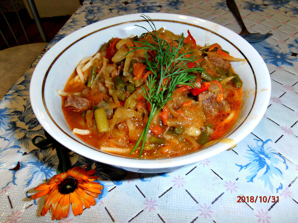 Лагман: сытное и вкусное восточное блюдо по-новому