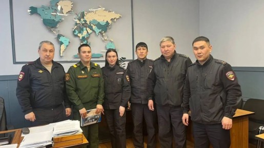 Личный состав ОБ ППСП встретился с ветераном боевых действий – участником специальной военной операции