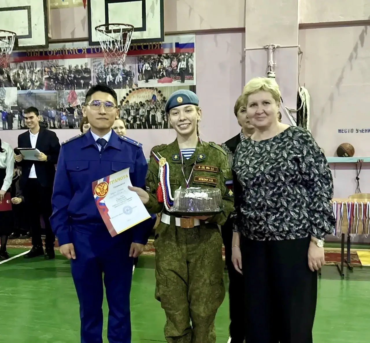 Работники прокуратуры Кабанского района провели военно-спортивные игры среди учащихся Кабанской общеобразовательной школы