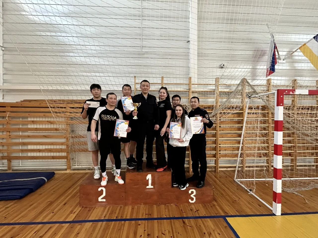 Сотрудники ОМВД России по Мухоршибирскому району приняли участие в спартакиаде, посвященной Дню защитника Отечества Сотрудники ОМВД России по Мухоршибирскому району приняли участие в спартакиаде, посвященной Дню защитника Отечества