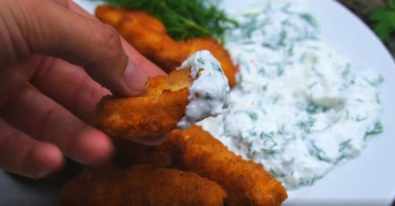 Куриные стрипсы с уникальным соусом