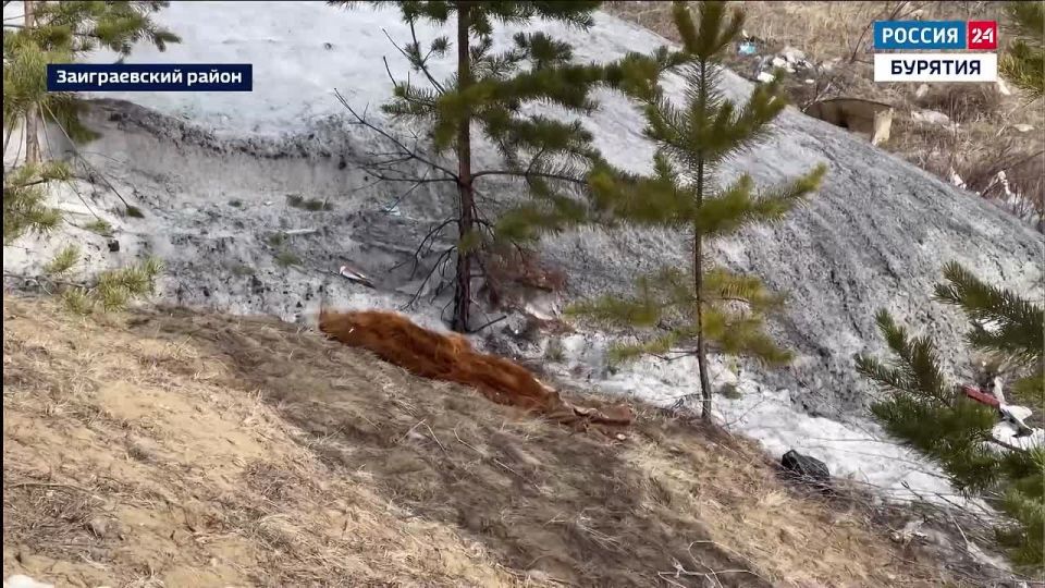 В Заиграевском районе обнаружено стихийное захоронение