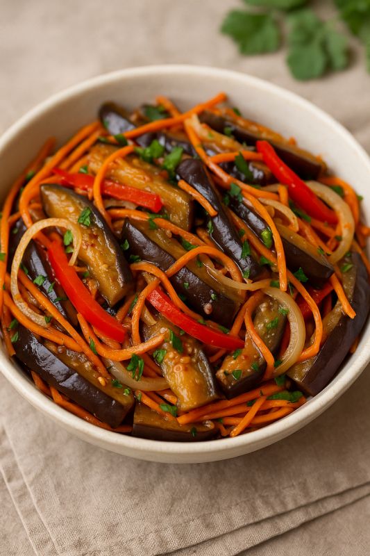 Как приготовить баклажаны по-корейски: волшебство с простыми ингредиентами