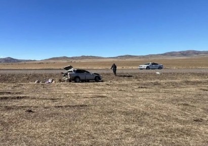 В Бурятии четырёхмесячная девочка и подросток пострадали в перевернувшейся машине