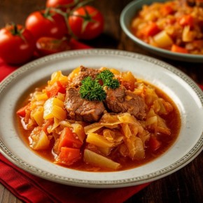 Тушеная капуста с мясом: ностальгия по советской кухне в каждом укусе