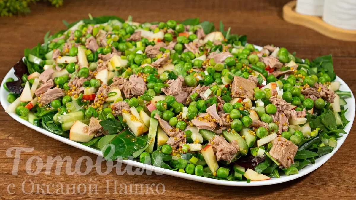 Овощной салат с тунцом: быстро, просто и невероятно вкусно!
