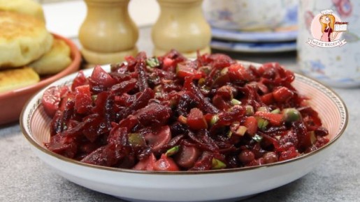 Свекольный салат с неожиданным вкусом