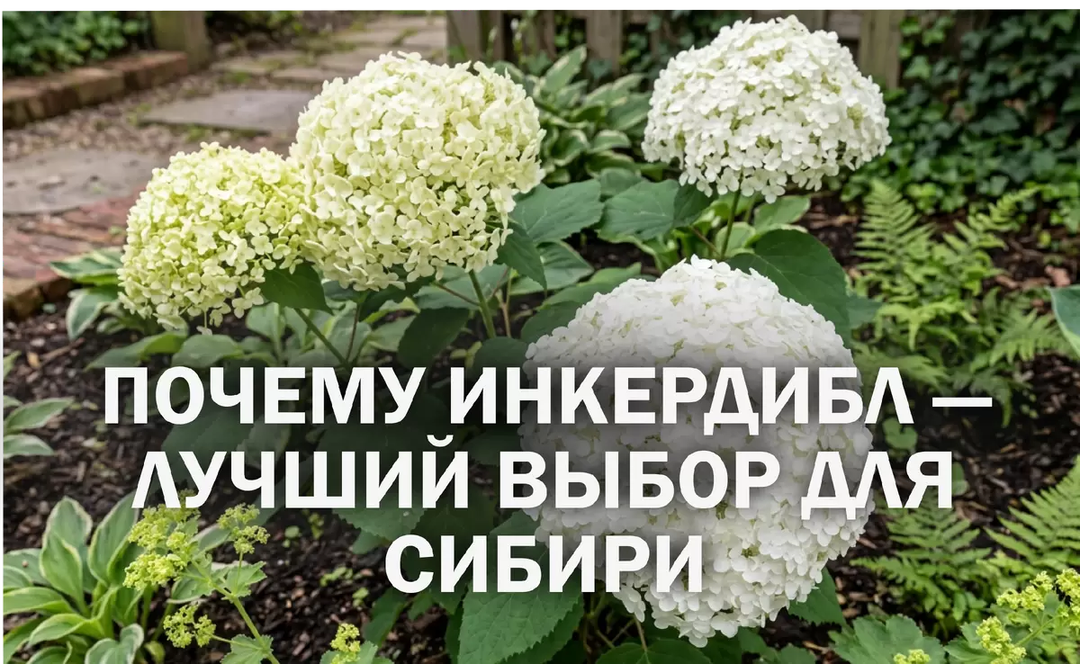 Гортензия Инкредибол: надежный выбор для сурового климата Урала и Сибири