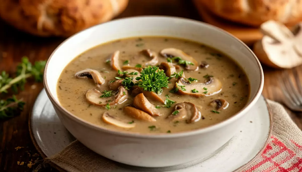 Суп из белых грибов: согревающий деликатес