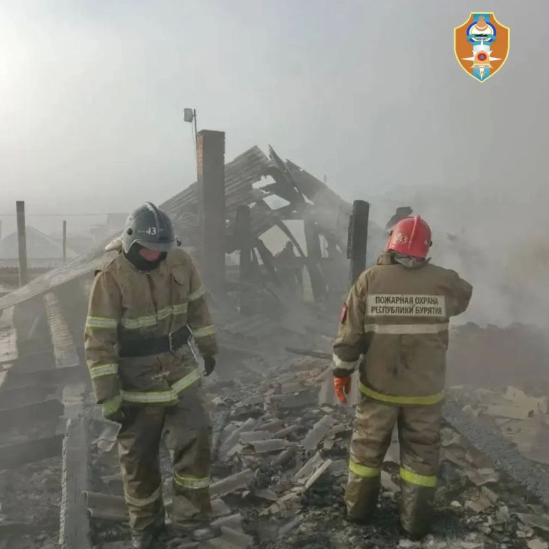 Двухквартирный дом горел в Тарбагатае