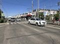 Сотрудники ГИБДД работают на месте ДТП с участием пешехода