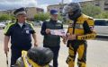 В Улан-Удэ на одной из центральных улиц прошла профилактическая акция для мотоциклистов