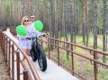 В Улан-Удэ посетителю «Тропы здоровья» подарили горный велосипед
