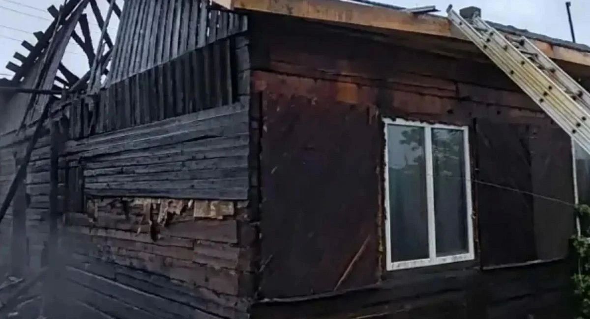В Бурятии на пожаре в жилом доме пострадал ребенок
