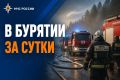 В Бурятии за сутки:. . Пожарные подразделения ликвидировали 10 возгораний