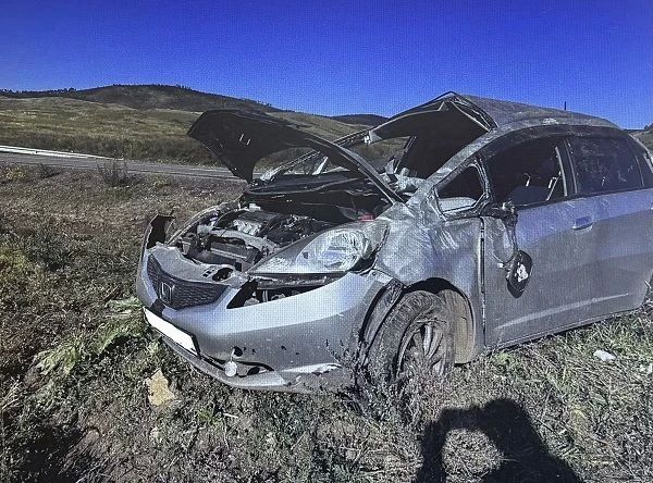 В Бурятии два человека пострадали в ДТП-«перевёртыше»