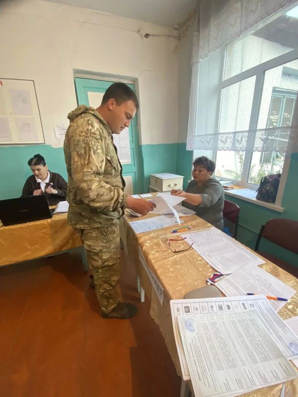 Фермер Михаил Жаркой проголосовал на выборах Фермер Михаил Жаркой проголосовал на выборах