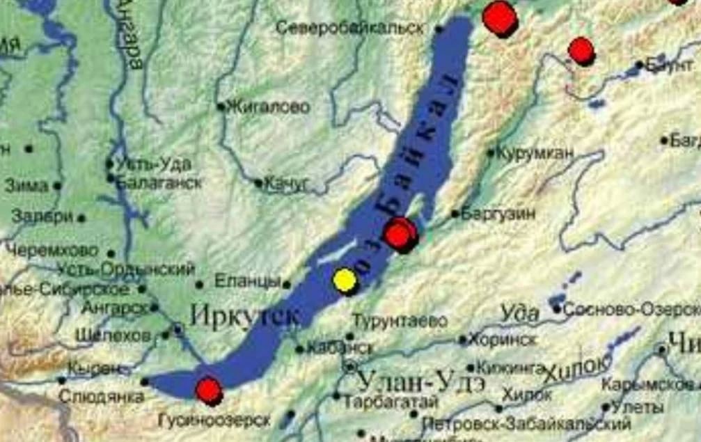 Землетрясение произошло на Байкале