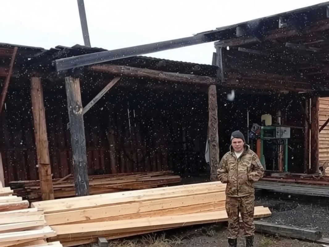 Ветеран СВО из Бурятии открыл свою пилораму