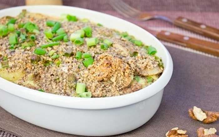 Испанская тортилья с копчёной грудкой