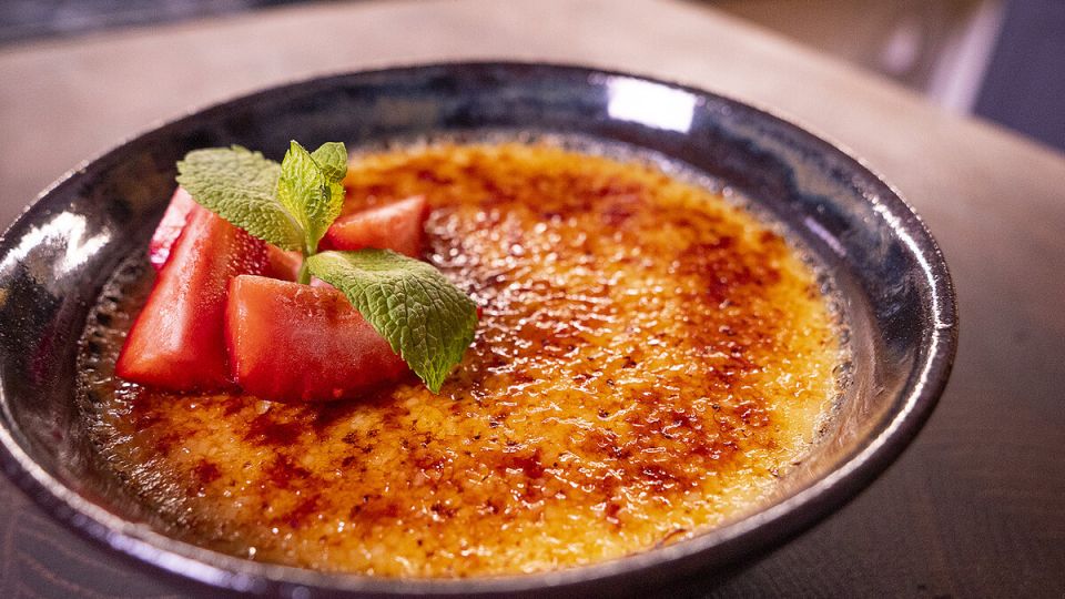 Ананасовое крем-брюле